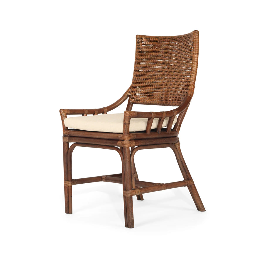 Kimberley Dining Chairs Dark Wash Rattan