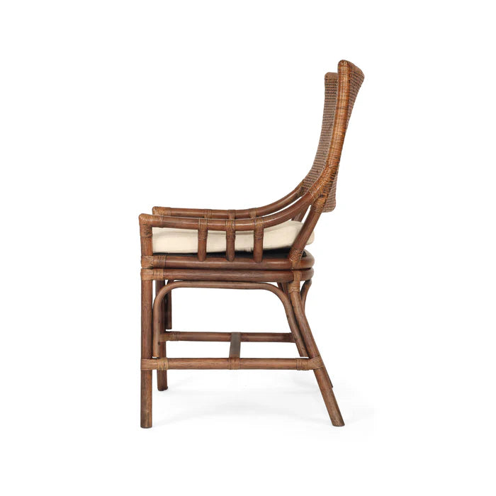 Kimberley Dining Chairs Dark Wash Rattan