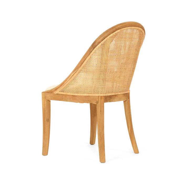 Manley Dining Chair| Natural Rattan and Timber