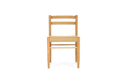 Ontario Dining Chair - Oak frame with woven Ratan Seat
