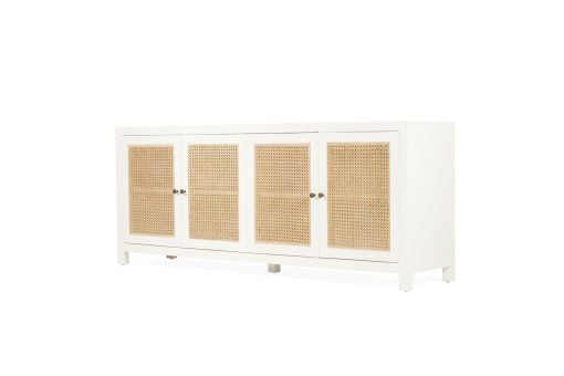 Tambo 4 door sideboard - White