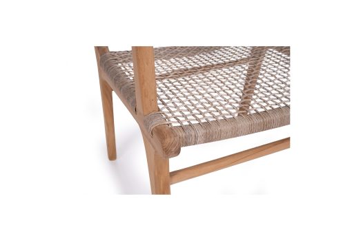 Stradbroke Armchair - Washed grey | Teak frame