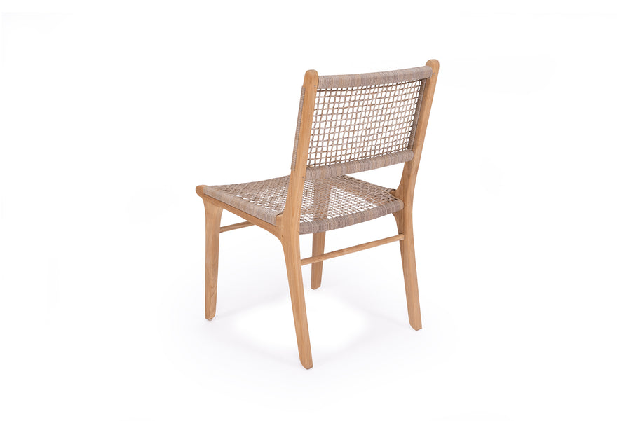 Stradbroke Dining Chair - Washed Grey | Teak legs