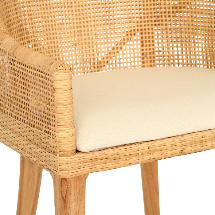 Yamba Dining Chair Natural Rattan